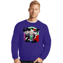Load image into Gallery viewer, Shirts Crewneck Sweater, Unisex / Small / Violet Jokie