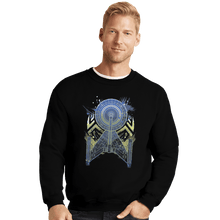 Load image into Gallery viewer, Shirts Crewneck Sweater, Unisex / Small / Black The Spaceship