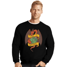 Load image into Gallery viewer, Shirts Crewneck Sweater, Unisex / Small / Black RPG Dragon