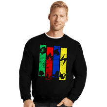 Load image into Gallery viewer, Shirts Crewneck Sweater, Unisex / Small / Black Pokestreaks