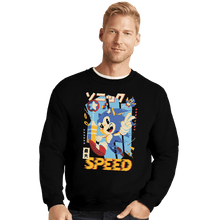Load image into Gallery viewer, Daily_Deal_Shirts Crewneck Sweater, Unisex / Small / Black Top Speed