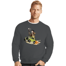 Load image into Gallery viewer, Daily_Deal_Shirts Crewneck Sweater, Unisex / Small / Charcoal Bean Fink