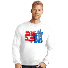 Load image into Gallery viewer, Shirts Crewneck Sweater, Unisex / Small / White Hill Valley 2015 Light