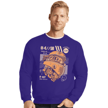 Load image into Gallery viewer, Shirts Crewneck Sweater, Unisex / Small / Violet Robo Head