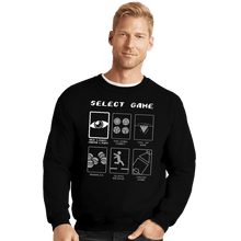 Load image into Gallery viewer, Daily_Deal_Shirts Crewneck Sweater, Unisex / Small / Black Select Game