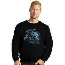 Load image into Gallery viewer, Shirts Crewneck Sweater, Unisex / Small / Black Abysswalker