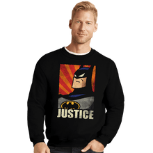 Load image into Gallery viewer, Shirts Crewneck Sweater, Unisex / Small / Black Bat Justice
