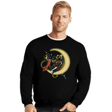 Load image into Gallery viewer, Shirts Crewneck Sweater, Unisex / Small / Black Moon Power