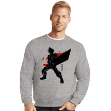 Load image into Gallery viewer, Shirts Crewneck Sweater, Unisex / Small / Sports Grey Crimson Ex Soldier