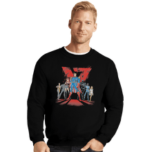 Load image into Gallery viewer, Shirts Crewneck Sweater, Unisex / Small / Black Supes League