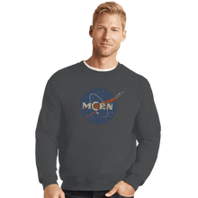 Load image into Gallery viewer, Shirts Crewneck Sweater, Unisex / Small / Charcoal Martian Navy