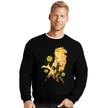 Load image into Gallery viewer, Daily_Deal_Shirts Crewneck Sweater, Unisex / Small / Black Kreideprinz Albedo