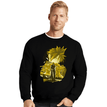 Load image into Gallery viewer, Daily_Deal_Shirts Crewneck Sweater, Unisex / Small / Black Cloud Strife
