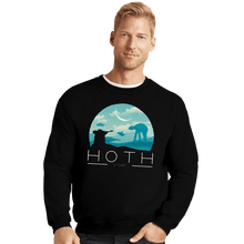 Load image into Gallery viewer, Shirts Crewneck Sweater, Unisex / Small / Black Icey Planet