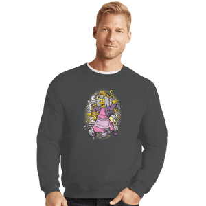 Shirts Crewneck Sweater, Unisex / Small / Charcoal Americat Beauty
