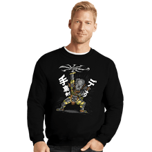 Load image into Gallery viewer, Daily_Deal_Shirts Crewneck Sweater, Unisex / Small / Black Shuriken Disk