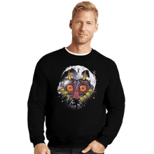 Load image into Gallery viewer, Shirts Crewneck Sweater, Unisex / Small / Black The Power Behind the Mask