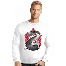 Load image into Gallery viewer, Shirts Crewneck Sweater, Unisex / Small / White Pride and Ambition