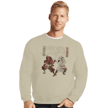 Load image into Gallery viewer, Shirts Crewneck Sweater, Unisex / Small / Sand Unme No Ketto