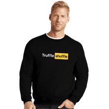 Load image into Gallery viewer, Secret_Shirts Crewneck Sweater, Unisex / Small / Black Truffle Shuffle