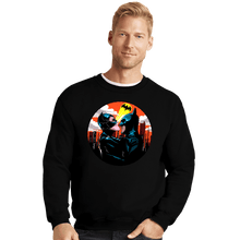 Load image into Gallery viewer, Daily_Deal_Shirts Crewneck Sweater, Unisex / Small / Black A Deadly Kiss