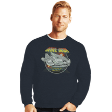 Load image into Gallery viewer, Daily_Deal_Shirts Crewneck Sweater, Unisex / Small / Dark Heather Vintage Arcade Rebel