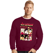 Load image into Gallery viewer, Daily_Deal_Shirts Crewneck Sweater, Unisex / Small / Maroon Golden Boy