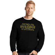 Load image into Gallery viewer, Daily_Deal_Shirts Crewneck Sweater, Unisex / Small / Black StarTrekWars