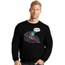 Load image into Gallery viewer, Daily_Deal_Shirts Crewneck Sweater, Unisex / Small / Black This Is Not Fine