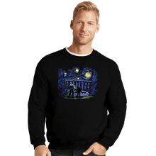 Load image into Gallery viewer, Daily_Deal_Shirts Crewneck Sweater, Unisex / Small / Black Starry Future