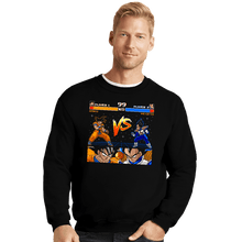 Load image into Gallery viewer, Shirts Crewneck Sweater, Unisex / Small / Black Goku VS Vegeta