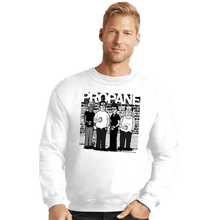 Load image into Gallery viewer, Daily_Deal_Shirts Crewneck Sweater, Unisex / Small / White Propane
