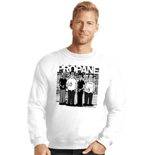 Load image into Gallery viewer, Daily_Deal_Shirts Crewneck Sweater, Unisex / Small / White Propane