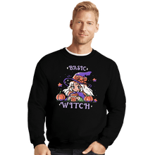 Load image into Gallery viewer, Secret_Shirts Crewneck Sweater, Unisex / Small / Black Basic Witch Season.
