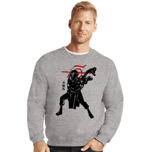 Load image into Gallery viewer, Shirts Crewneck Sweater, Unisex / Small / Sports Grey Crimson snake
