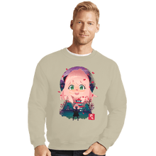 Load image into Gallery viewer, Daily_Deal_Shirts Crewneck Sweater, Unisex / Small / Sand Anya Yukio-e