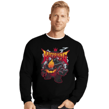 Load image into Gallery viewer, Shirts Crewneck Sweater, Unisex / Small / Black Metalknight