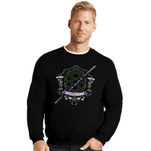 Load image into Gallery viewer, Daily_Deal_Shirts Crewneck Sweater, Unisex / Small / Black Turtles Donnie