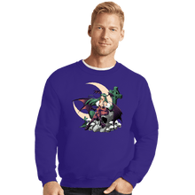 Load image into Gallery viewer, Secret_Shirts Crewneck Sweater, Unisex / Small / Violet The Night Warrior