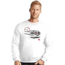 Load image into Gallery viewer, Shirts Crewneck Sweater, Unisex / Small / White Confrontation On Pasaana Desert