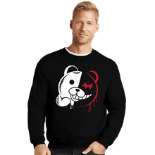 Load image into Gallery viewer, Shirts Crewneck Sweater, Unisex / Small / Black Kuma Despair