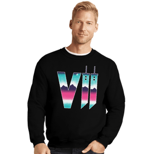Shirts Crewneck Sweater, Unisex / Small / Black Neon Fantasy
