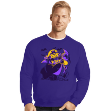 Load image into Gallery viewer, Daily_Deal_Shirts Crewneck Sweater, Unisex / Small / Violet VampWAH!