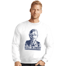 Load image into Gallery viewer, Shirts Crewneck Sweater, Unisex / Small / White Cowboy