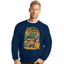 Load image into Gallery viewer, Daily_Deal_Shirts Crewneck Sweater, Unisex / Small / Navy The Wizard Of Sleep