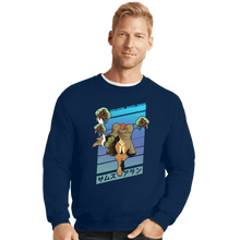 Load image into Gallery viewer, Secret_Shirts Crewneck Sweater, Unisex / Small / Navy Interstellar Bounty