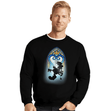 Load image into Gallery viewer, Shirts Crewneck Sweater, Unisex / Small / Black Heart Window