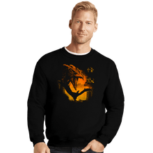 Load image into Gallery viewer, Daily_Deal_Shirts Crewneck Sweater, Unisex / Small / Black Rodan Kaiju