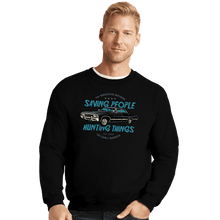 Load image into Gallery viewer, Daily_Deal_Shirts Crewneck Sweater, Unisex / Small / Black Winchester Brothers Business