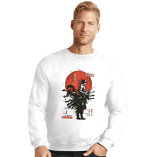 Load image into Gallery viewer, Daily_Deal_Shirts Crewneck Sweater, Unisex / Small / White Zoro Samurai Wano Kuni Arc